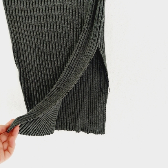 Rock & Republic Black Gray Sleeveless Sweater Dress 2569 NWT - Picture 4 of 10